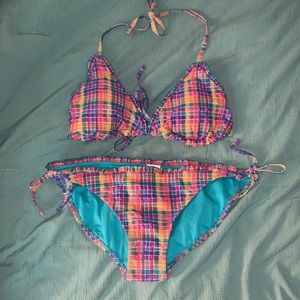 Colorful/ruffled bikini